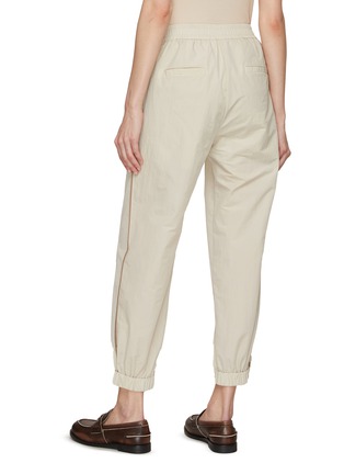 Back View - Click To Enlarge - BRUNELLO CUCINELLI - Drawstring Elasticated Waist Jogger Pants