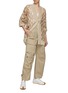 Figure View - Click To Enlarge - BRUNELLO CUCINELLI - Open Knit Quarter Sleeve Cardigan