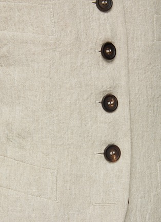  - BRUNELLO CUCINELLI - Crinkled Linen Waistcoat