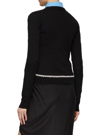 Back View - Click To Enlarge - N21 - Crystal Embellished Cardigan
