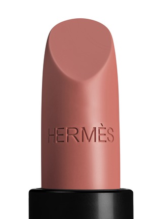 Front View - Click To Enlarge - HERMÈS - ROUGE HERMÈS SATIN LIPSTICK — 20 BEIGE D'AUTOMNE