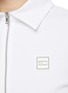  - SOUTHCAPE - Puff Sleeve Sculpted Waist Zip Up Polo Shirt