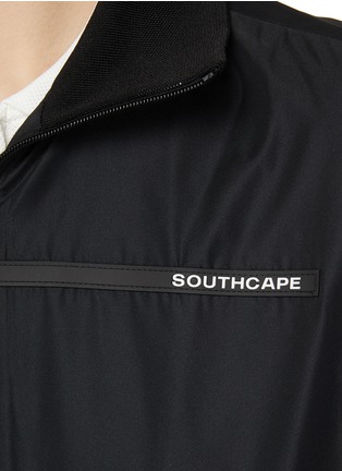  - SOUTHCAPE - Drawstring Armhole High Neck Windbreaker Vest
