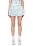 Main View - Click To Enlarge - SOUTHCAPE - FLORAL PRINT PLEATED MINI SKIRT