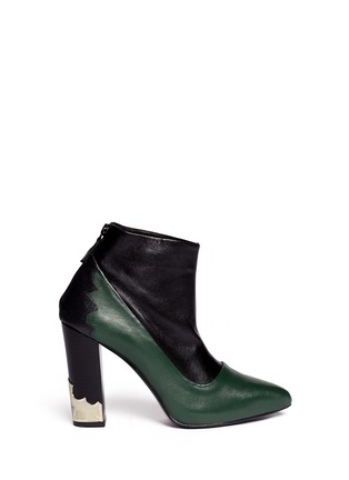 Main View - Click To Enlarge - TOGA ARCHIVES - Sock insert embellished ankle boots