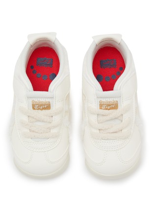 Detail View - Click To Enlarge - ONITSUKA TIGER - ‘Mexico 66’ Shearling Stripe Leather Toddlers Sneakers