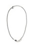 Main View - Click To Enlarge - JOHN HARDY - ‘CLASSIC CHAIN’ HAMMERED 18K GOLD AND SILVER TAHITIAN AND FRESHWATER PEARL MINI CHAIN NECKLACE