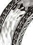Detail View - Click To Enlarge - JOHN HARDY - ‘Classic Chain’ Hammered Silver Black Sapphire And Spinel Band Ring