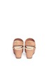 Back View - Click To Enlarge - PEDRO GARCIA  - Fabiane suede wedge sandals