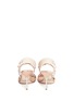 Back View - Click To Enlarge - PEDRO GARCIA  - Monique crystal satin sandals