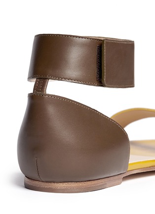 Detail View - Click To Enlarge - CHLOÉ - Ankle strap leather sandals