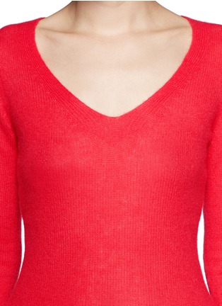 Detail View - Click To Enlarge - DIANE VON FURSTENBERG - Yael V-neck cashmere sweater