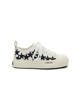 Main View - Click To Enlarge - AMIRI - ‘Stars’ Canvas Low Top Kids Sneakers