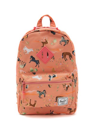 Main View - Click To Enlarge - HERSCHEL SUPPLY CO. - ‘Heritage’ Horse Print Kids Backpack