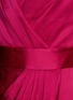 Detail View - Click To Enlarge - ST. JOHN - Liquid crepe faux wrap drape dress