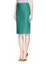 Front View - Click To Enlarge - ST. JOHN - Gilded knit pencil skirt