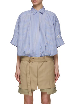 Main View - Click To Enlarge - SACAI - X Thomas Mason Shirt Chino Dress