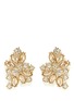 Main View - Click To Enlarge - ST. JOHN - 'Night Bloom' crystal laurel earrings