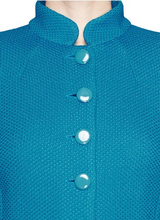 Detail View - Click To Enlarge - ST. JOHN - Mandarin collar peplum jacket