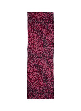 Detail View - Click To Enlarge - ST. JOHN - Leopard print silk georgette scarf