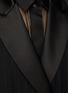  - SACAI - Sheer Pinstripe Long Coat