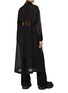 Back View - Click To Enlarge - SACAI - Sheer Pinstripe Long Coat