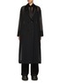 Main View - Click To Enlarge - SACAI - Sheer Pinstripe Long Coat