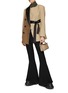 Figure View - Click To Enlarge - SACAI - Belted Asymmetric Double Breasted Jacket