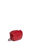 Front View - Click To Enlarge - VALENTINO GARAVANI - Logo leather crossbody bag