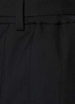  - SACAI - Belted Pleat Detail High Rise Shorts
