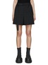 Main View - Click To Enlarge - SACAI - Belted Pleat Detail High Rise Shorts