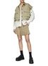Figure View - Click To Enlarge - SACAI - Belted Pleat Detail High Rise Shorts