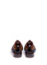 Back View - Click To Enlarge - VALENTINO GARAVANI - Feather leather Derbies