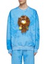 ANGEL CHEN - Hand Crochet Lion Motif Crewneck Sweatshirt