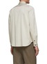 Back View - Click To Enlarge - TOMORROWLAND - BUTTON FRONT WASHABLE LEATHER COLLAR DETAIL SHIRT