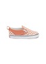 Main View - Click To Enlarge - VANS - Toddlers Classcic Chequered Canvas Slip On Sneakers