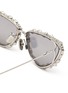 Detail View - Click To Enlarge - DIOR - Miss Dior Sharp Cat Eye Crystal Detail Sunglasses