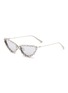 Main View - Click To Enlarge - DIOR - Miss Dior Sharp Cat Eye Crystal Detail Sunglasses