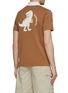Back View - Click To Enlarge - SOUTHCAPE - SHORT SLEEVE DINOSAUR MOTIFS PRINT POLO SHIRT