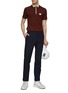 Figure View - Click To Enlarge - SOUTHCAPE - SIDE LOGO WAFFLE ZIPPER DETAIL WATER REPELLENT STRETCH GOLF PANTS