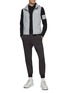 Figure View - Click To Enlarge - SOUTHCAPE - HIGH NECK FULL ZIP WATER REPELLENT MESH LINING DETACHABLE HOOD VEST