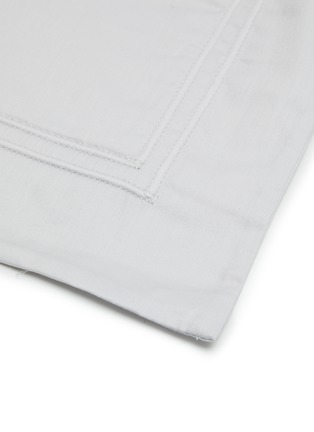 Detail View - Click To Enlarge - YVES DELORME - Triomphe Pillowcase — Silver