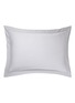 Main View - Click To Enlarge - YVES DELORME - Triomphe Pillowcase — Silver
