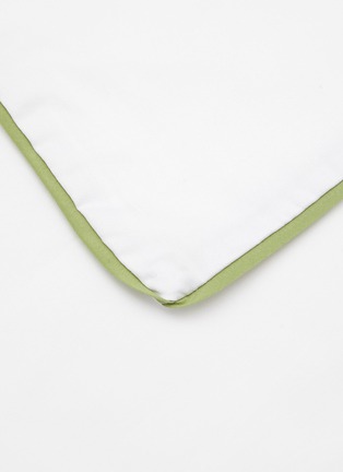 Detail View - Click To Enlarge - LAGOM - Cotton Queen Size Duvet Set — Green