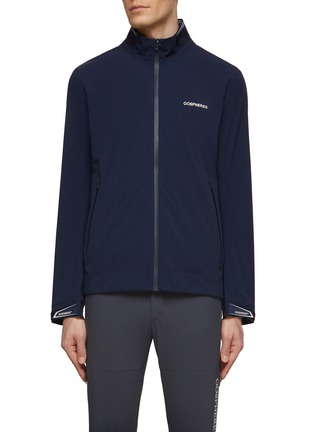 Main View - Click To Enlarge - GOSPHERES - PERFORMANCE ZIP POCKET CHEST LOGO JACKET
