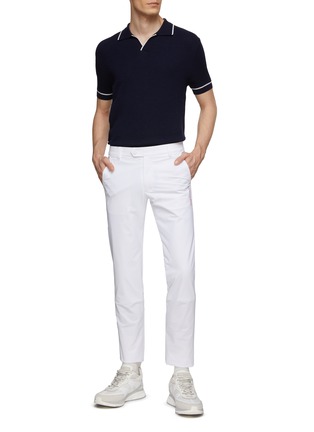 Figure View - Click To Enlarge - GOSPHERES - OPEN COLLAR POLO T-SHIRT