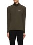 Main View - Click To Enlarge - GOSPHERES - LONG SLEEVE MOCK NECK ZIP UP UV PROTECTION TOP
