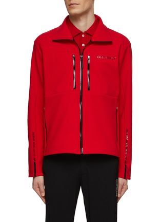 Main View - Click To Enlarge - GOSPHERES - FULL ZIP QUICK DRY UV PROTECTION JACKET