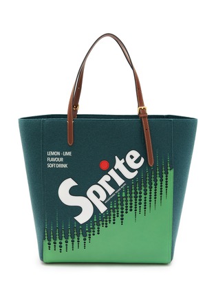 Main View - Click To Enlarge - ANYA HINDMARCH - ‘Sprite’ Recycled Felt Adjustable Eco-Leather Strap Tote Bag