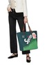 Figure View - Click To Enlarge - ANYA HINDMARCH - ‘Sprite’ Recycled Felt Adjustable Eco-Leather Strap Tote Bag